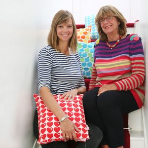 Designerin Graziela Preise und Tochter Nina