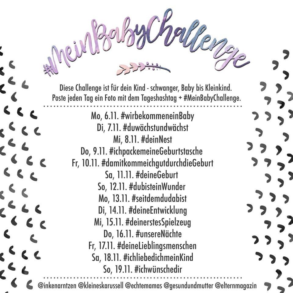 Insta-Challenge: Mach mit bei der #MeinBabyChallenge auf Instagram