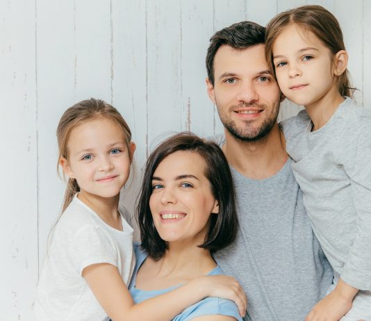 glückliche Familie