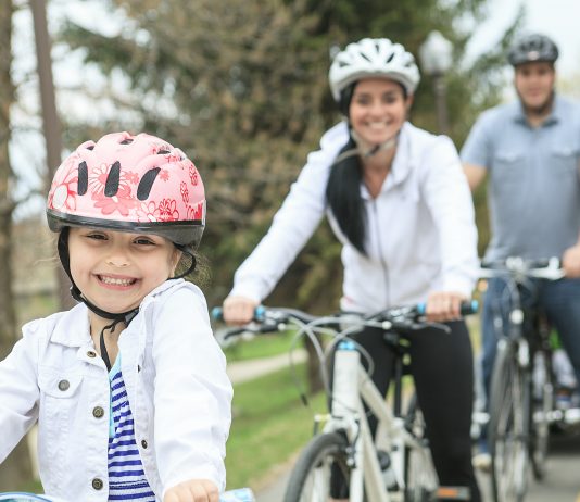 Fahrrad Ausflug mit der ganzen Familie
