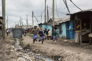 Slums in Kenia 