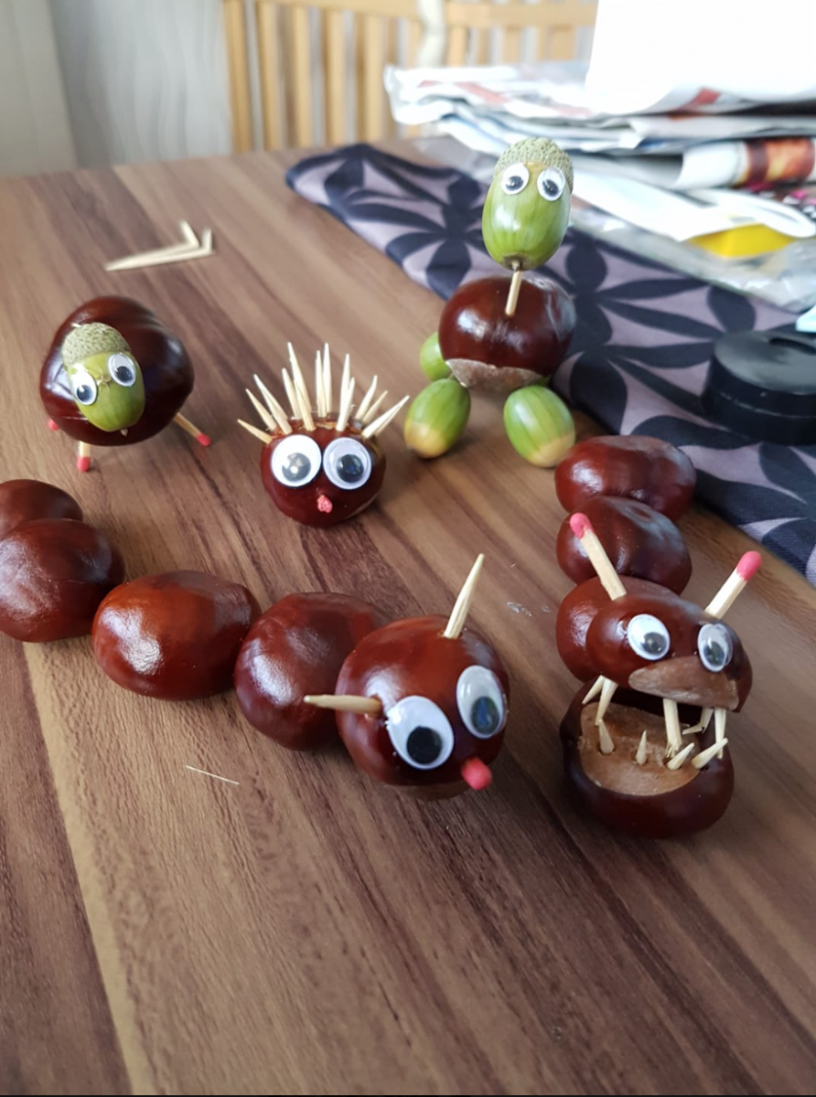 Basteln mit Kastanien: Die schönsten Ideen unserer Mamas