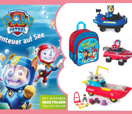 Wau! Zum Start von „PAW Patrol – Abenteuer auf hoher See“ verlosen wir ein MEGA Fanpaket