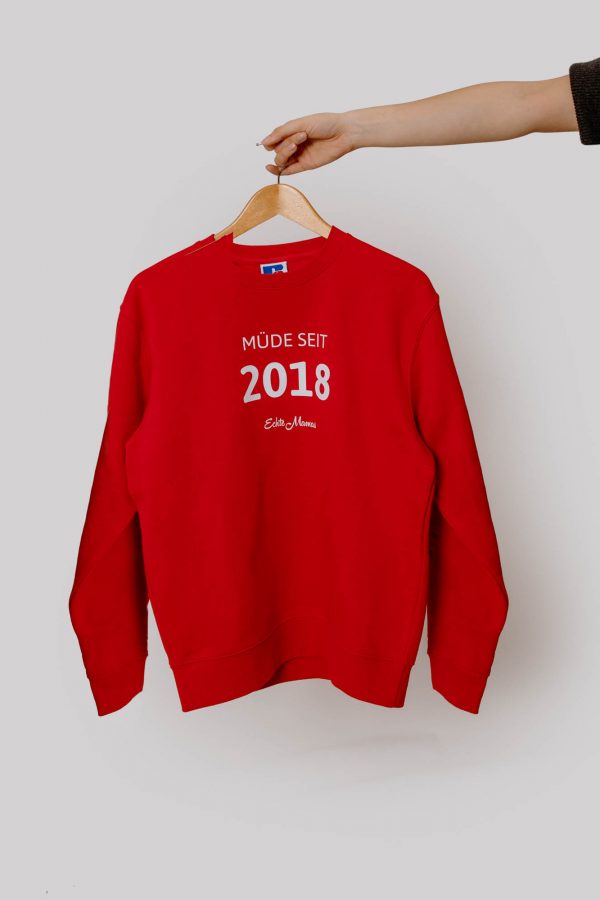 Echte Mamas Pullover rot