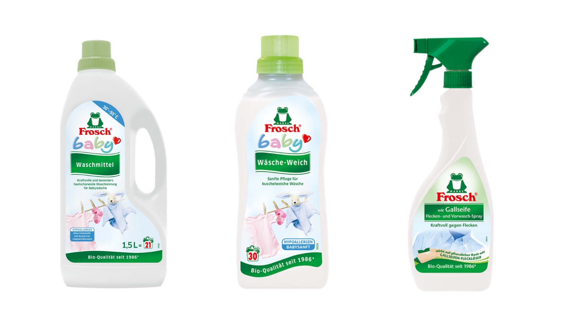 Waschmittel für Babys von Frosch