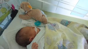 Baby im Krankenhaus