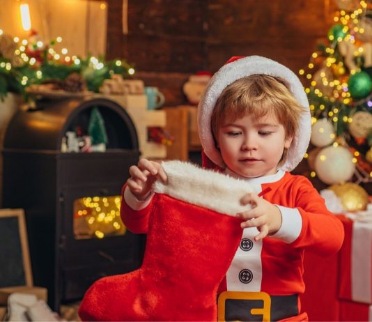 Besondere Weihnachtsgeschenke für Kinder: Jungepackt Weihnachtsstrumpf aus