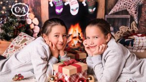 Mädchen in Weihnachtsfest-Sweatshirt von C&A