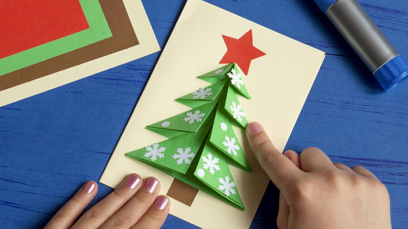 weihnachtskarte-kinder-basteln | Echte Mamas