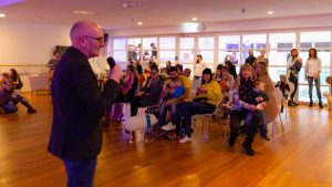Omron Event mit Echte Mamas: Vortrag Prof Felix Herth