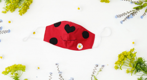 Behelfsmaske für Kinder von freiherzig. Die Masken sind im Onlineshop erhältlich. 