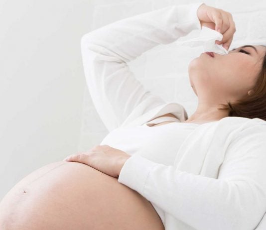 Nasenbluten in der Schwangerschaft ist keine Seltenheit.