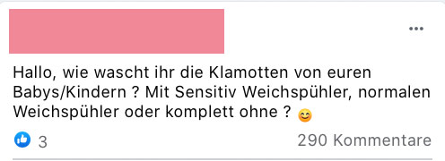 Waschmittel Frage aus der Echte Mamas Community