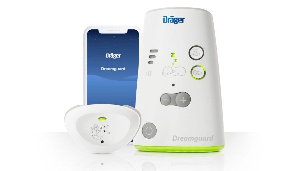 Der Dreamguard von Draeger: Wearable, Empfangsstation und App.