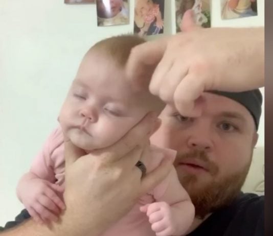 Dieser Papa verrät einen Einschlaftrick – und das Video ist so so süß!