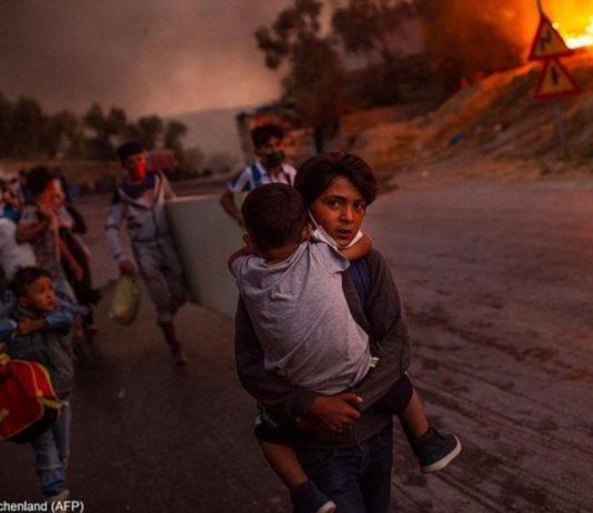 Das ausdrucksstarke Bild von Angelos Tzortzinis wurde von Unicef zum Foto des Jahres gekürt