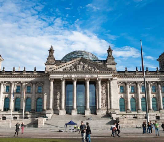 Der Reichstag in Berlin.