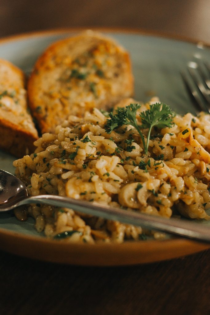 Risotto schnelles Essen für Kinder und Erwachsene Rezept