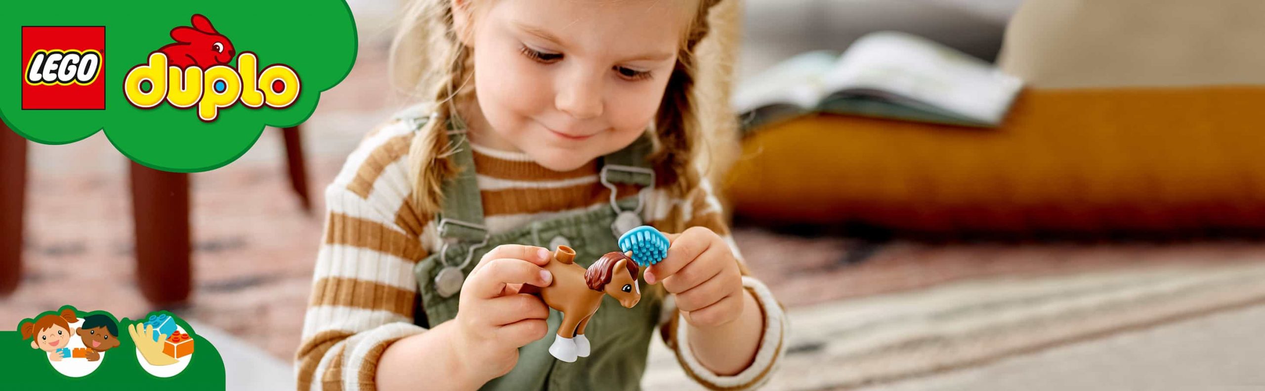 warten auf das Haustier: Mit dem LEGO DUPLO Bauernhof Set haben kleine Tierfreunde großen Spaß