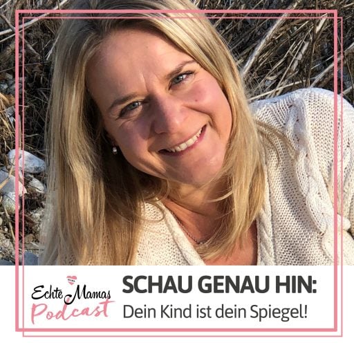 Melanie Binder im Echte Mamas Podcast-Interview.