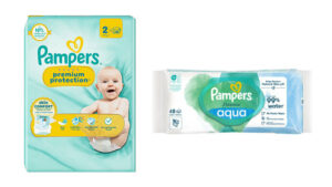 Pampers Premium Protection und Pampers Aqua Wipes