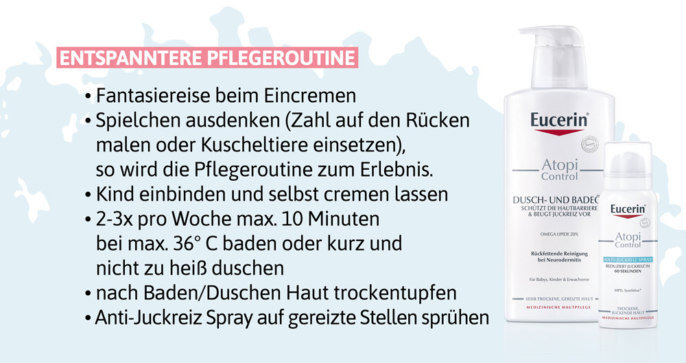Hautpflege-Tipps für Neurodermitis-Kinder