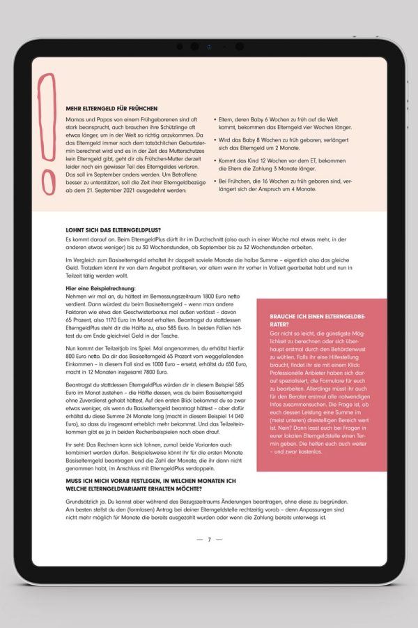 Echte Mamas Club Elterngeld Ebook
