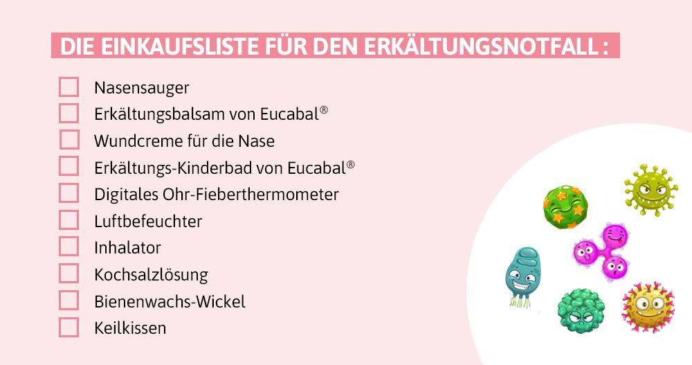 Einkaufsliste für den Erkältungsfall