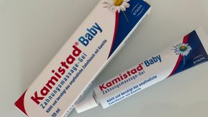 Das Kamistad® Baby Gel ist ideal zur Massage des Zahnfleisches bei zahnenden Kindern