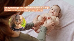 Sei dabei und lerne, wie du deinen kleinen Schatz mit einer Massage verwöhnen kannst! Foto: Echte Mamas