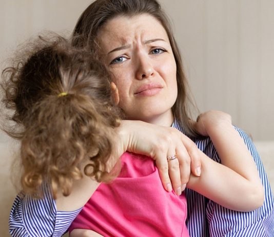 Am liebsten hätte Melina ihre Kinder immer bei sich.