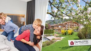 Der perfekte Familienurlaub: Gewinne einen Reisegutschein für 7 Nächte in einem Familotel! Foto: Familotel Furtherwirt, Kirchdorf/Tirol