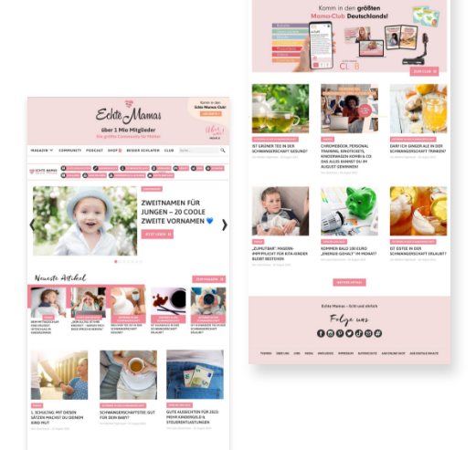 Echte Mamas Website