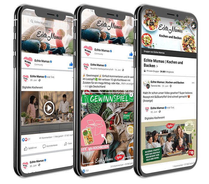 <p>„Bei unserem digitalen Kochevent auf Facebook haben wir gezeigt, wie einfach und lecker klimafreundliches Kochen ist. Gemeinsam mit den Echte Mamas konnten wir den Zuschauer:innen Tipps geben, wie sich das ganz einfach im Kochalltag integrieren lässt.“</p>
