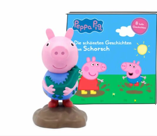 Der neue Peppa-Wutz-Tonie steht in den Startlöchern.