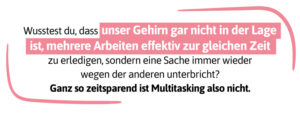 Funktioniert Multitasking wirklich?