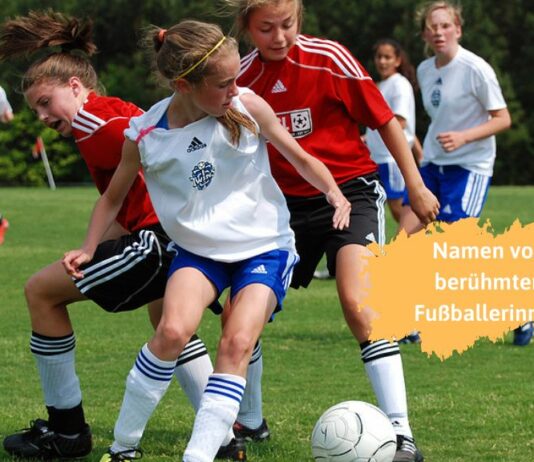 Die schönsten Fußballerinnen-Namen