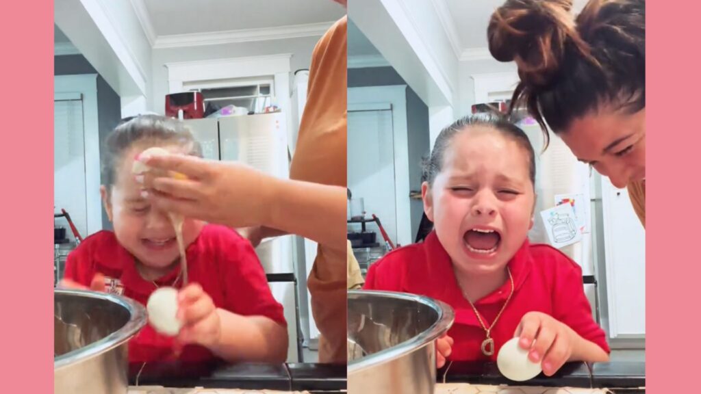 „Egg Crack Challenge”: Eltern lachen über weinende Kinder