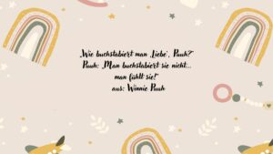 Liebevolle Glückwünsche zur Geburt: Winnie Puuh