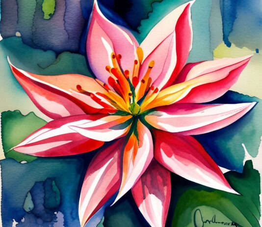Geburtsblume im Dezember: Der Weihnachtsstern.