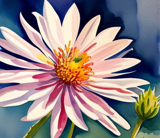 Geburtsblume im September: Die Aster.