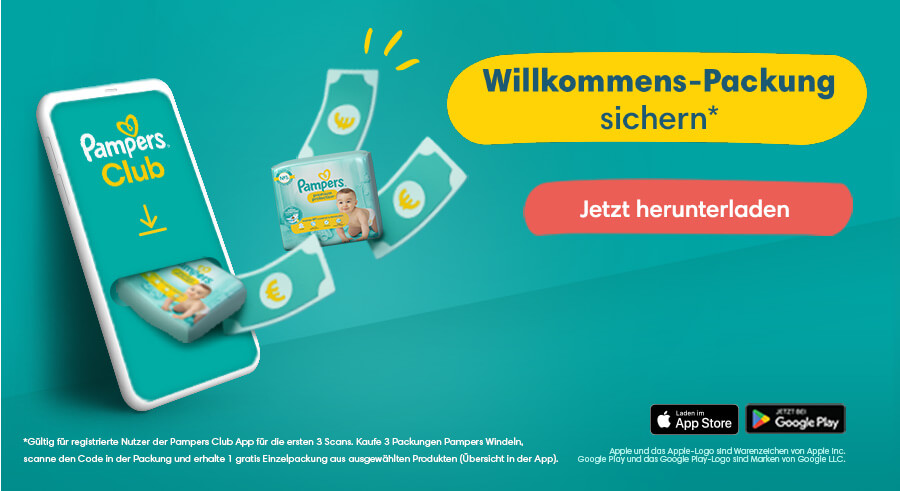 Pampers Club App jetzt herunterladen