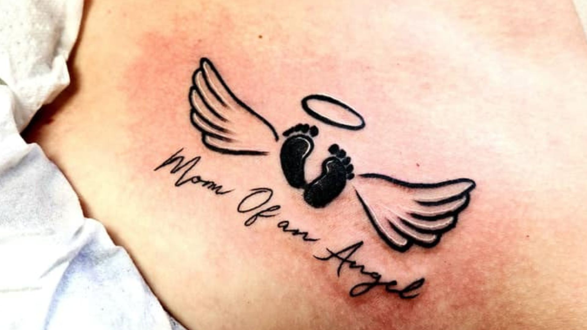 Die schönsten Sternenkinder-Tattoos: Mom of an Angel.