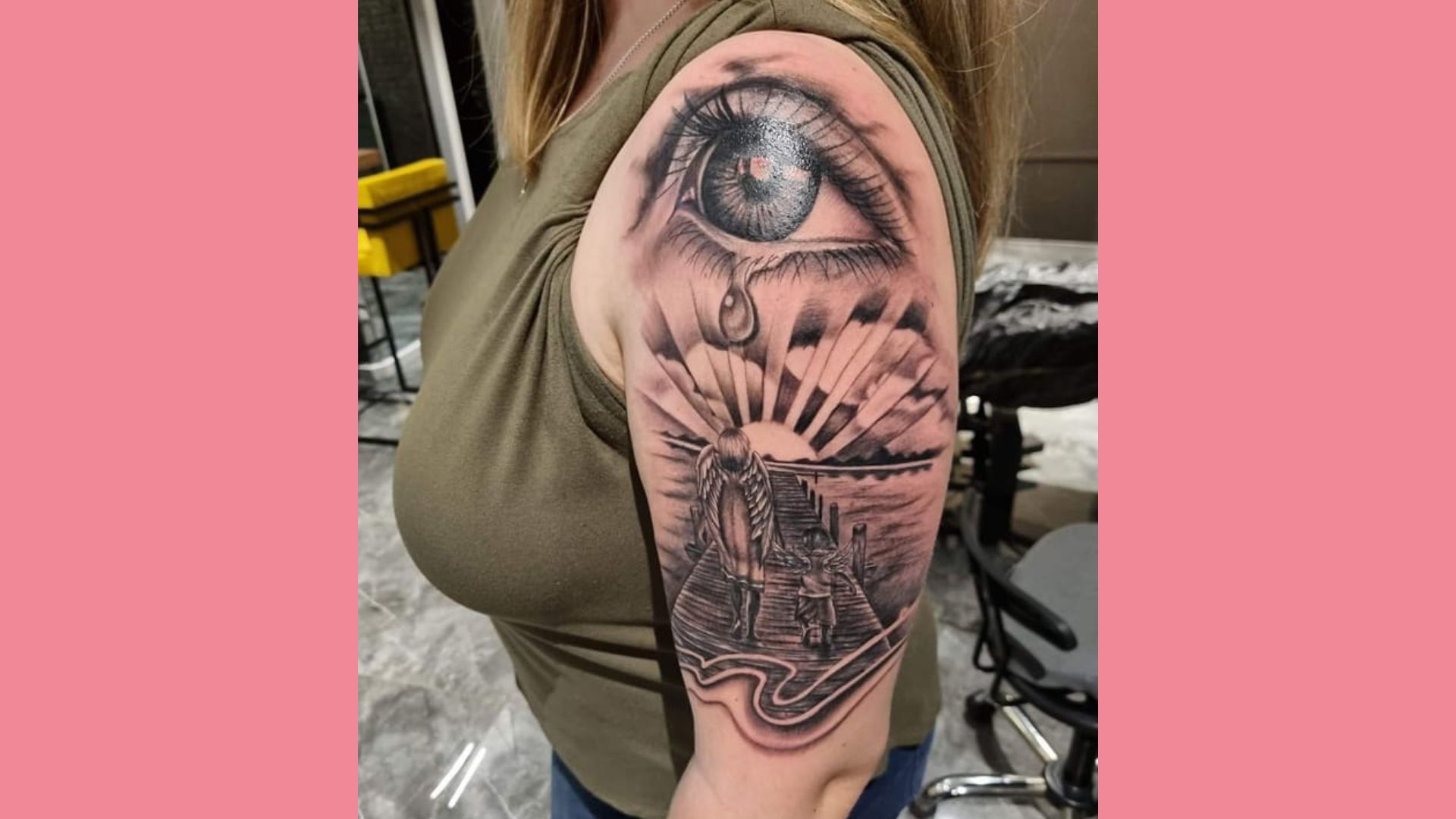 Die berührendsten Sternenkinder-Tattoos: Sternchen und Oma in einem Tattoo vereint.