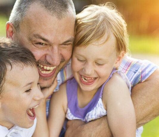 „Papa ist so lustig!”