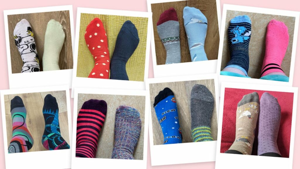 Warum wir bei Echte Mamas heute unterschiedliche bunte Socken tragen