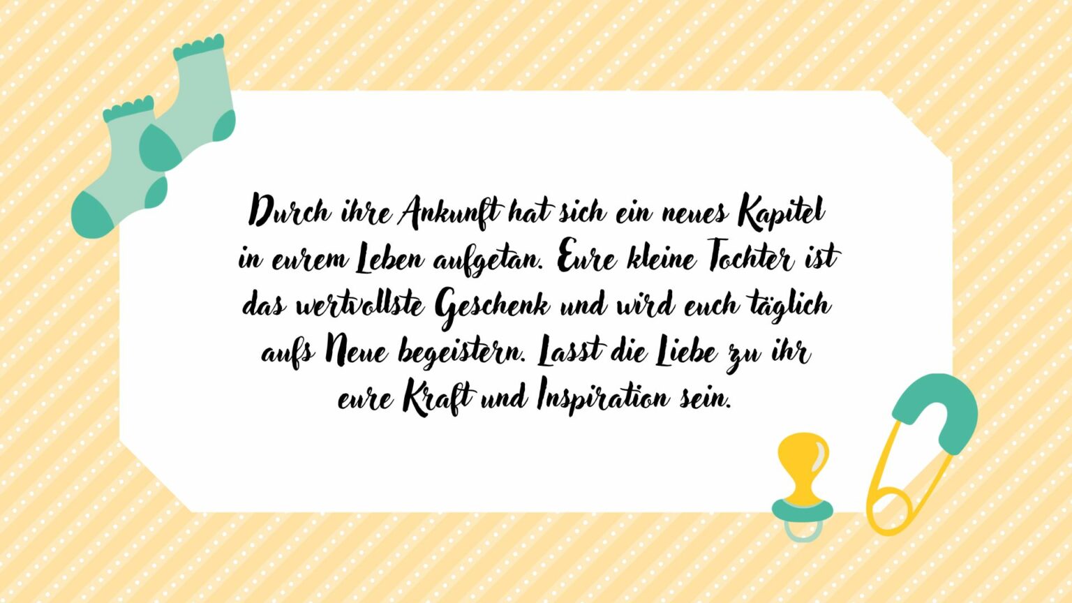 Die schönsten Glückwünsche zur Geburt eines Mädchens Echte Mamas
