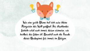 Glückwünsche zur Geburt eines Mädchens. Grafik: Echte Mamas