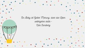 Glückwünsche zur Geburt eines Mädchens. Grafik: Echte Mamas