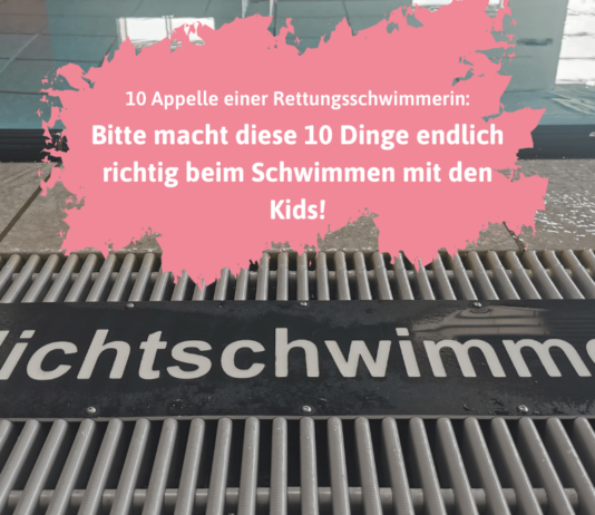 10 wichtige Appelle einer Rettungsschwimmerin